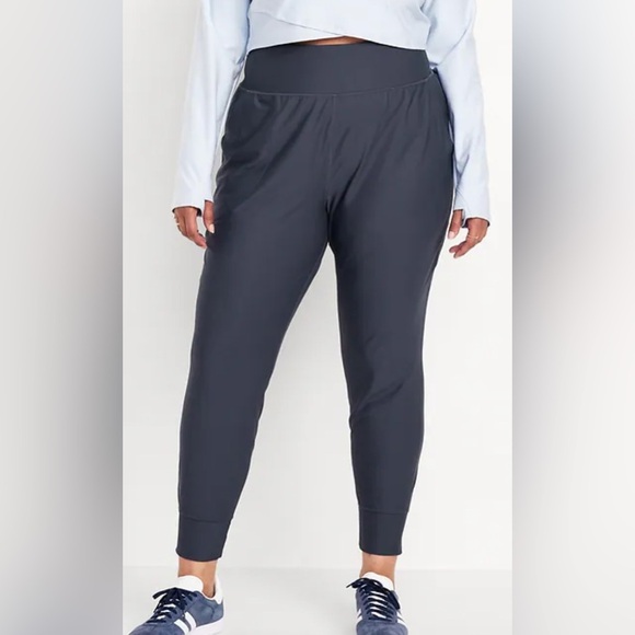 Old Navy High Rise Ankle Jogger Navy - Picture 1 of 13